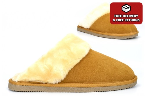 Womens suede slippers size - womens,