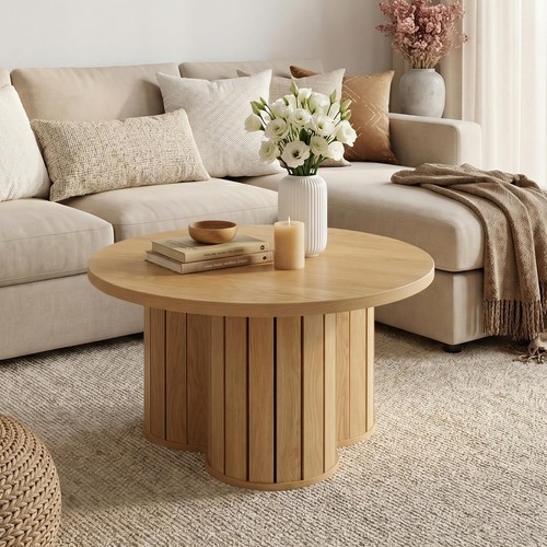 Modern round coffee table - modern,