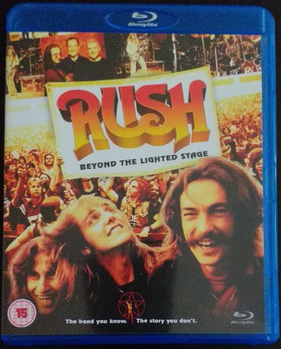 Rush beyond the - lighted, stage