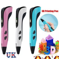 3D Drawing Printing Pen with LCD Screen+ PLA ABS Filament toys with USB Cable