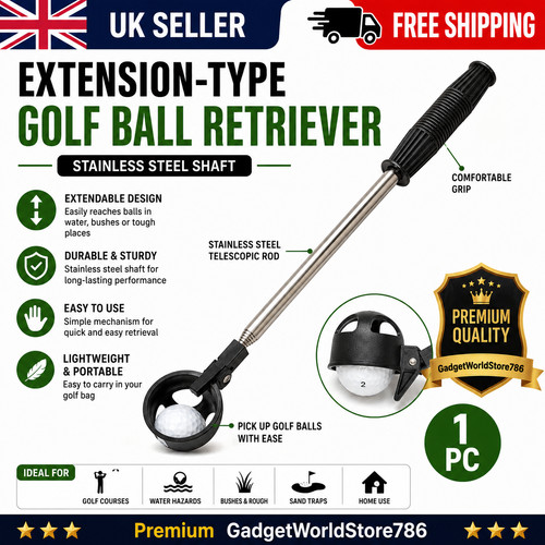 Golf ball retriever telescopic - ball,