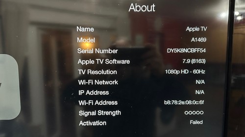 Apple 3rd generation a1469 - tv,