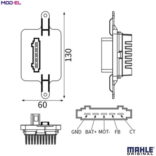 Regulator interior blower abr - regulator,