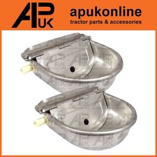 2x Water Trough Bowl Automatic