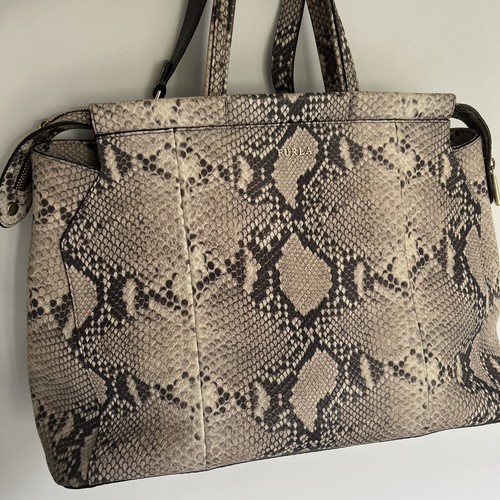 Furla leather handbag - furla,