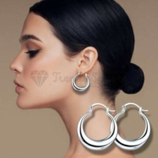 Ladies Crescent Moon Shape 925