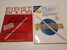 2x Music Books for Flute Players. Old books in good condition for their age.