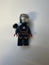 Lego Iron Man 3 Iron Patriot Minifigure (sh084, 2013) - RARE LEGO Marvel
