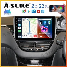 For Peugeot 2008 208 2013-2019 10" Car Stereo Radio Apple Carplay Android 13 GPS