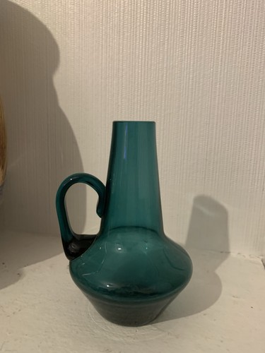 Teal green glass - glass, bud