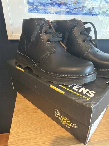 Martens black leather - black,