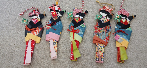 Vintage japanese paper origami - vintage,