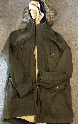 Topman men parka coat with - topman,