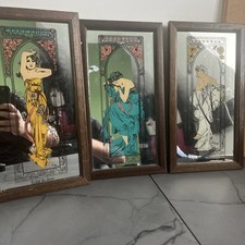 Vintage Large Mucha Eclat Du
