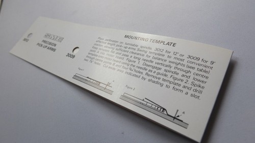 Sme mounting template for 3009 - template,