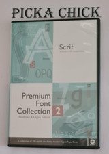 Serif Premium Font Collection 2 Headlines & Logos Edition DVD