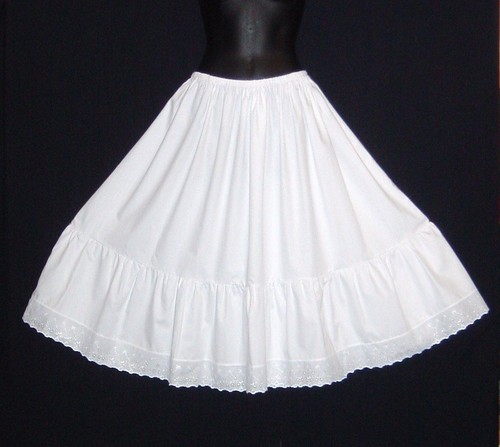 Vintage style white cotton - white,