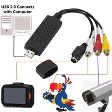 USB 2.0 Video Capture Card Adapter AV to Digital Converter for VHS DVD Record