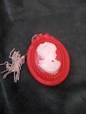 Vintage Avon Classic Cameo Pomander Wardrobe Freshener Refillable In Rust Brown