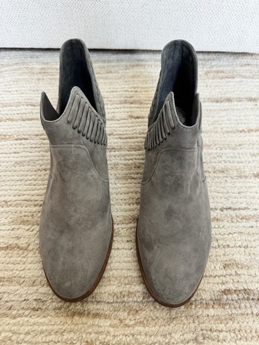Vince camuto gray suede wedge - vince,