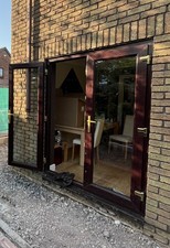 Rosewood upvc french doors (5 yr warranty)