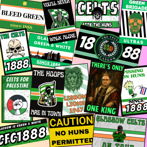 Celtic football stickers 50 - football,