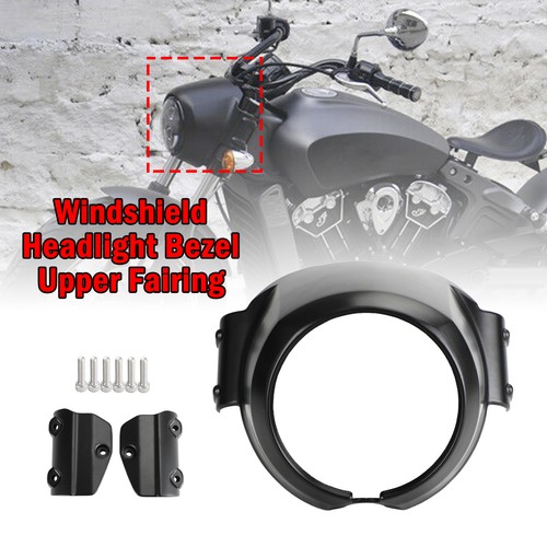 Windshield headlight bezel - windshield,