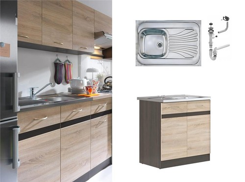 Kitchen sink base unit all - sink, in