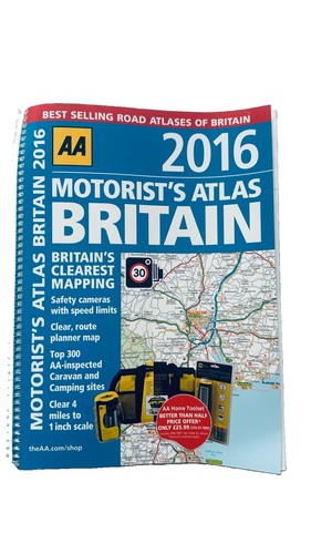 Motorist atlas britain - aa, motorist’s
