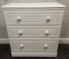 ALSTONS White three Drawer