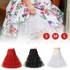 25"L Retro Pinup Underskirt/50s Swing Vintage Petticoat/Rock n Roll Fancy Tutu