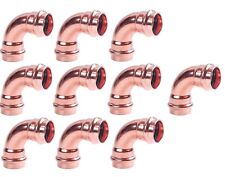 EZ-FLUID (10) 1/2" Propress 90 Degree Elbow Propress Press Copper Fittings LF