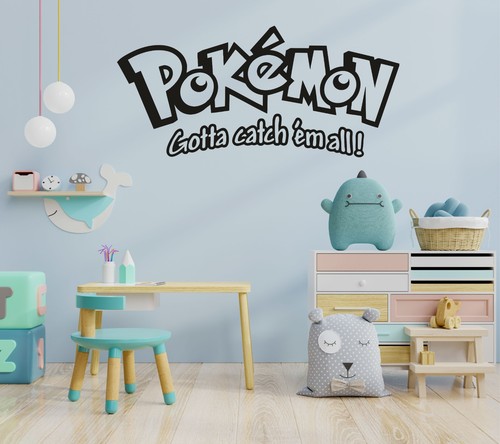 Pokemon vinyl wall art - pokemon,