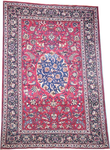 Silk and wool ersian - and,