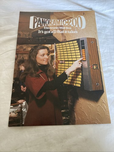 Panoramic 200 juke box - box, advert