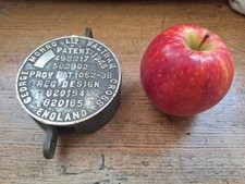 Vintage Brass Agricultural Machinery Cap Name Plate MONRO LTD WALTHAM CROSS 