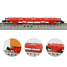 Train Wagon N Scale 1:150 Flat Car EU Style Freight Cars C15061