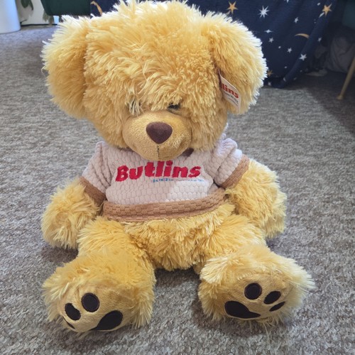 Butlins bear soft toy plush - bear,