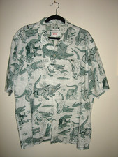 lacoste netflix unisex shirt size XL 100% cotton white/green Not Worn