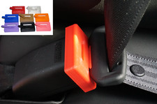 Car Seat Belt Child Safety Buckle Guard Lock + Release Key use as Trolley Token