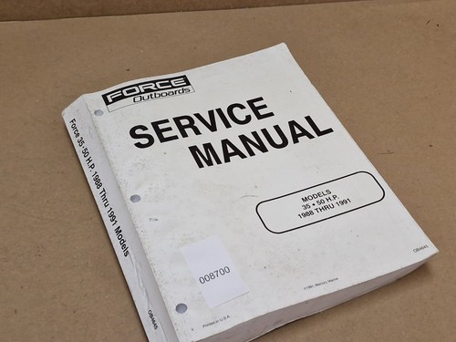 Force outboards service - force,