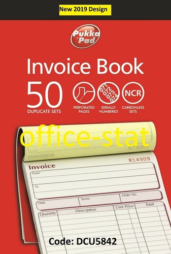 Duplicate invoice book ncr - duplicate,