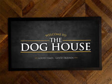 The Dog House runner Bar mat  - Home Bar Pub - Grey Man Cave Home bar runner
