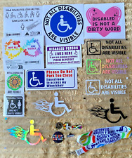DISABLED AWARENESS STICKERS 