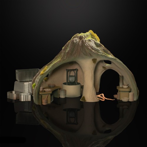 Star wars printed yoda hut - wars,