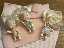VINTAGE TYCO BABY DOLL QUINTS LOT OF 3 original clothing early 1990s