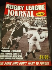 RUGBY LEAGUE JOURNAL MAGAZINE