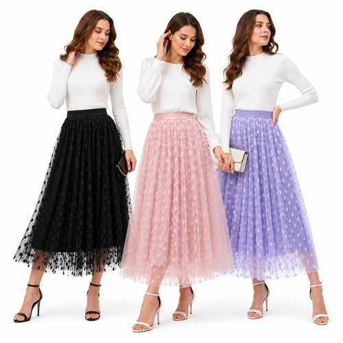 New womens mesh tulle tutu - mesh,