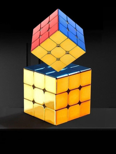 Metal 3x3 magnetic golden - magnetic,