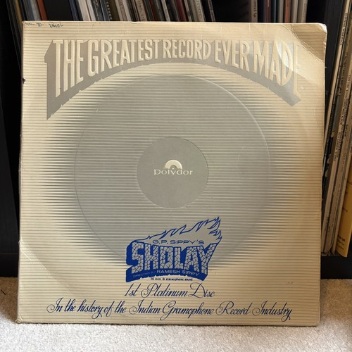 Sholay 1st platinum - disc, lp